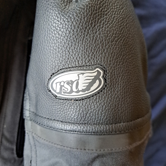 NWT Motorcycle Jacket Roland Sands W/liner Text Sentinel Anthra Body Protection - Picture 9 of 16